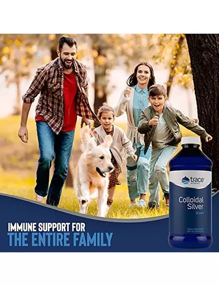 Колоїдне срібло 473 мл / Colloidal Silver, Trace Minerals, фото 8 в магазине биодобавок nutrido.shop