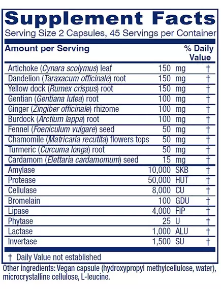 Vitanica Bitters Extra / Гіркоти для підтримки травлення 30 капсул, фото 2 в магазине биодобавок nutrido.shop