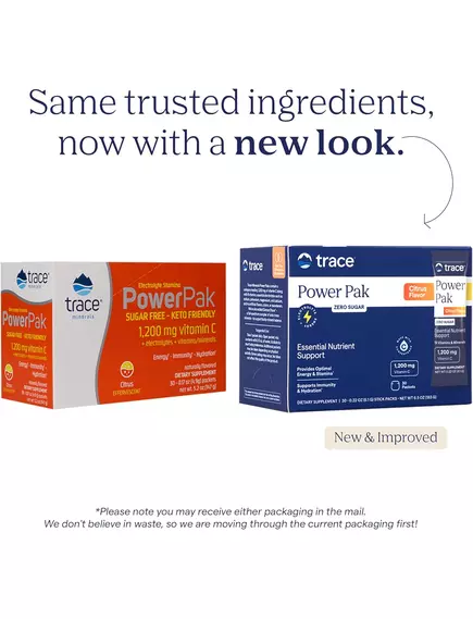 Trace Minerals Power Pak Sugar Free Keto Citrus / Електроліти без цукру Кето Цитрус 30 саше, фото 3 від магазину біодобавок nutrido.shop