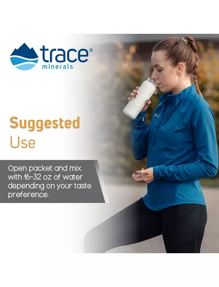 ZeroLyte Salty Berry Lemonade / Електроліти зі смаком солоний ягідний лимонад 30 саше, Trace Minerals, фото 5 в магазине биодобавок nutrido.shop