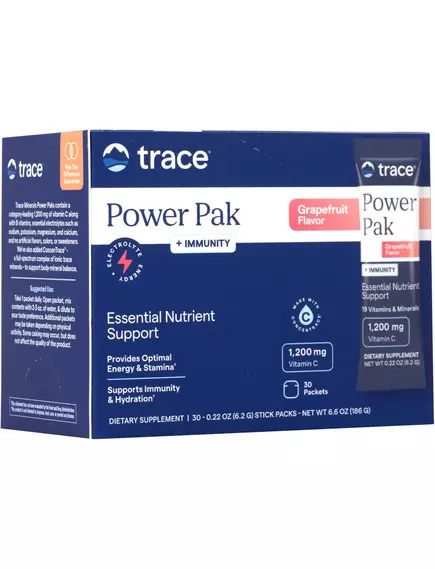 Trace Minerals ESPP + Immunity Grapefruit / Електроліти + Імунна підтримка Грейпфрут 30 саше  в магазине биодобавок nutrido.shop