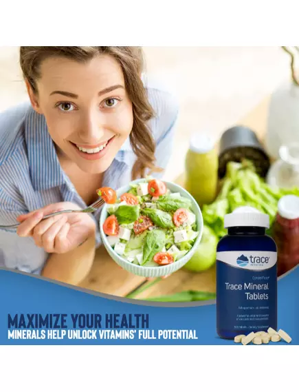 Trace Minerals ConcenTrace Tablets / Полный комплекс ионных микроэлементов 90 таблеток, фото 7 в магазине биодобавок nutrido.shop