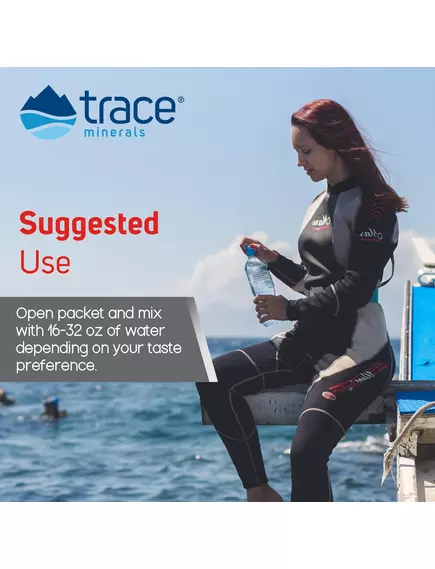 Trace Minerals ZeroLyte Watermelon / Електроліти зі смаком солоного кавуна 30 саше, фото 7 від магазину біодобавок nutrido.shop