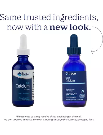 Trace Minerals  Ionic Calcium / Кальцій іонний рідкий 200 мг 59 мл , фото 3 в магазине биодобавок nutrido.shop