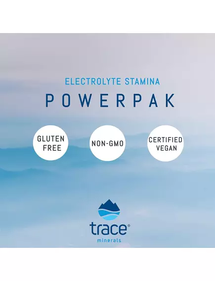 Вітамін C + електроліти + мультивітаміни Виноград 30 саше / Power Pak Grape, Trace Minerals, фото 4 в магазине биодобавок nutrido.shop