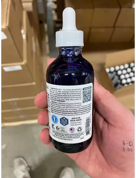 Trace Minerals Mega-Mag / Магний с низким содержанием натрия 400 мг 118 мл, фото 10 в магазине биодобавок nutrido.shop