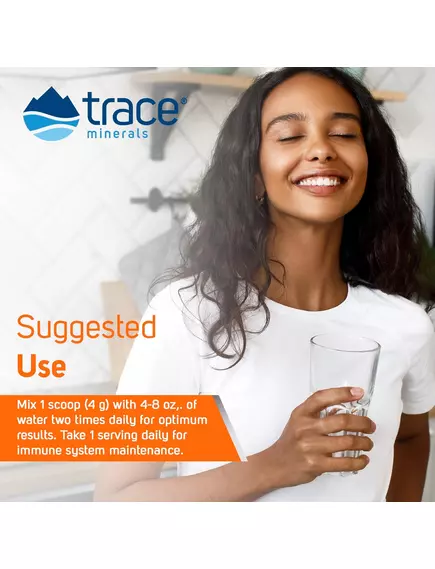 Кверцетин + Цинк порошок 120 г / Quercetin + Zinc, Trace Minerals, фото 5 в магазине биодобавок nutrido.shop