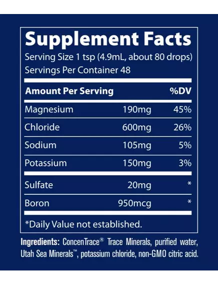 Trace Minerals 40,000 Volts Electrolyte Concentrace/ Електроліти концентрат 40 000 Вольт 237 мл , фото 3 від магазину біодобавок nutrido.shop