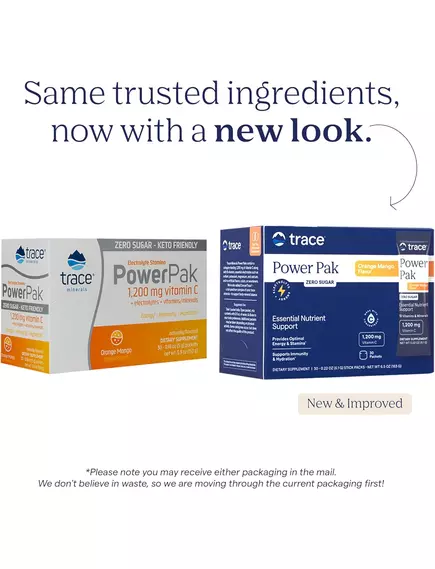 Trace Minerals Power Pak Sugar Free Keto Orange Mango / Електроліти без цукру Кето Апельсин + Манго 30 саше, фото 5 в магазине биодобавок nutrido.shop