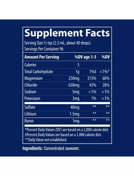 Комплекс іонних мінералів 237 мл / ConcenTrace, Trace Minerals, фото 3 в магазине биодобавок nutrido.shop