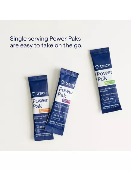 Trace Minerals Electrolyte Stamina Power Pak Tangerine / Електроліти + вітамін С + мультивітаміни Мандарин 30 саше , фото 7 в магазине биодобавок nutrido.shop