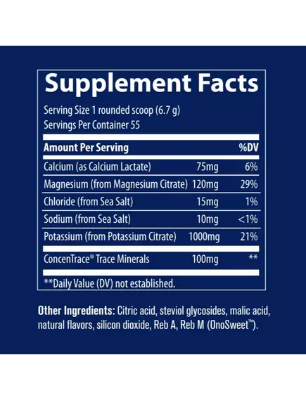 Trace Minerals Keto Electrolyte Lemon Lime / Кето-Электролиты со вкусом лимона 330 г, фото 3 в магазине биодобавок nutrido.shop