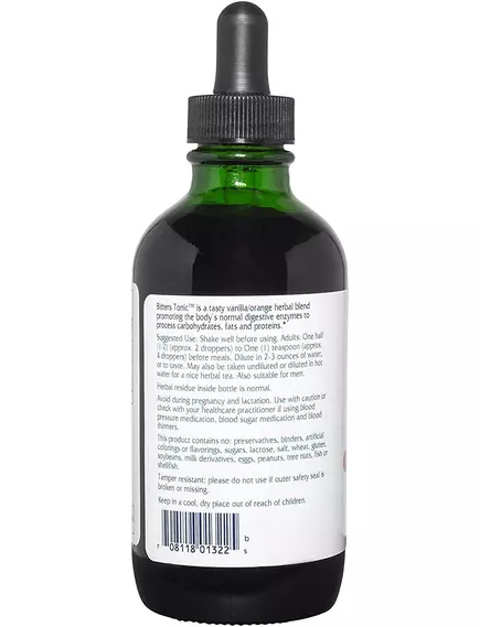 VITANICA BITTERS TONIC / ГІРКОЩІ ДЛЯ ПІДТРИМКИ ТРАВЛЕННЯ 118 МЛ, фото 3 від магазину біодобавок nutrido.shop