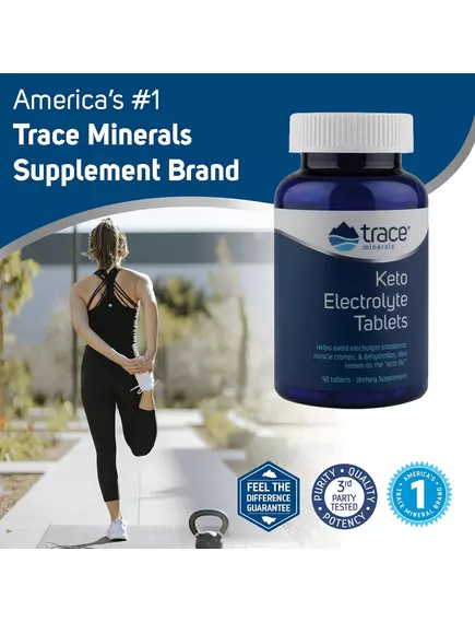 Trace Minerals Keto Electrolyte / Кето-електроліти 90 таблеток, фото 6 від магазину біодобавок nutrido.shop
