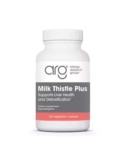 Allergy Research Milk Thistle Plus / Расторопша комплекс для поддержания функции печени 120 капсул в магазине биодобавок nutrido.shop