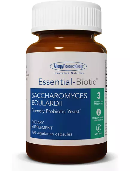 ALLERGY RESEARCH ESSENTIAL-BIOTIC SACCHAROMYCES BOULARDII / САХАРОМІЦЕТИ БУЛАРДІ 120 КАПСУЛ від магазину біодобавок nutrido.shop