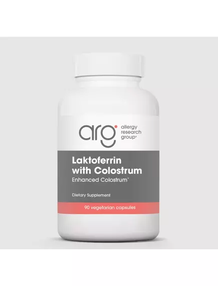 ALLERGY RESEARCH LAKTOFERRIN WITH COLOSTRUM / ЛАКТОФЕРИН ІЗ МОЛОЗИВОМ 90 КАПСУЛ від магазину біодобавок nutrido.shop