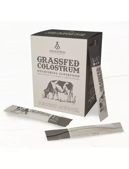 Ancestral Supplements Beef Colostrum Stick Packs / Колострум молозиво 30 саше, фото 6 в магазине биодобавок nutrido.shop