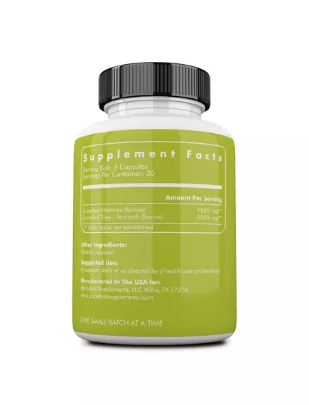 ANCESTRAL SUPPLEMENTS INTESTINES WITH STOMACH / КИШКІВНИК ЗІ ШЛУНКОМ 180 КАПСУЛ, фото 2 від магазину біодобавок nutrido.shop