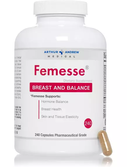 ARTHUR ANDREW FEMESSE / ПІДТРИМКА ШКІРИ, ТКАНИНИ ГРУДЕЙ І ЗДОРОВИЙ РІВЕНЬ ГОРМОНІВ 240 КАПСУЛ, фото 5 від магазину біодобавок nutrido.shop