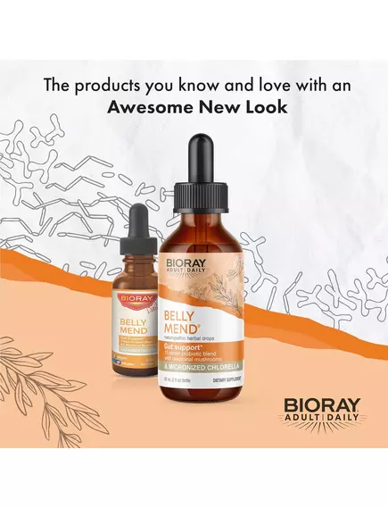 Bioray Belly Mend / Белли Менд (поддержка здоровья кишечника) 60 мл, фото 3 в магазине биодобавок nutrido.shop