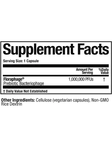 Arthur Andrew Floraphage / Флорафаг пробіотик з бактерофагами 90 капсул, фото 2 від магазину біодобавок nutrido.shop