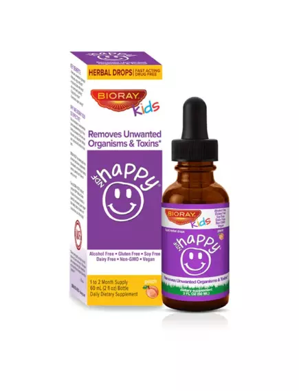 Bioray Happy / Биорэй Счастье (выводит нежелательные микроорганизмы и токсины) 60мл, фото 4 в магазине биодобавок nutrido.shop