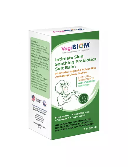Biom Probiotics Intimate Skin Soothing Probiotic Soft Balm / Пробіотичний бальзам 60 мл в магазине биодобавок nutrido.shop