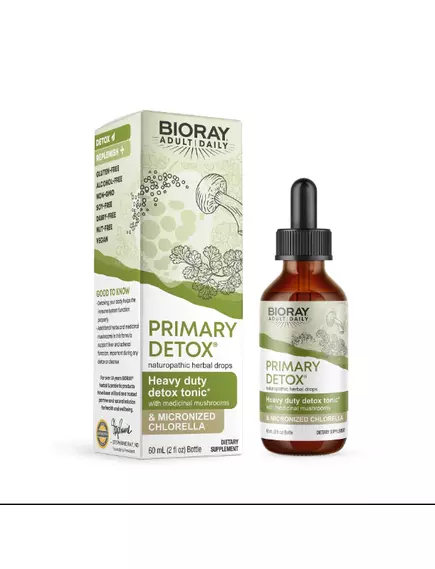 BIORAY PRIMARY DETOX ORGANIC / БІОРЕЙ ДЕТОКС ОРГАНІК 60 МЛ, фото 2 від магазину біодобавок nutrido.shop