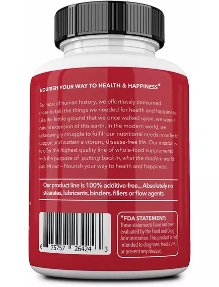 Ancestral Supplements Beef Heart / Говяжье сердце 180 капсул, фото 7 в магазине биодобавок nutrido.shop