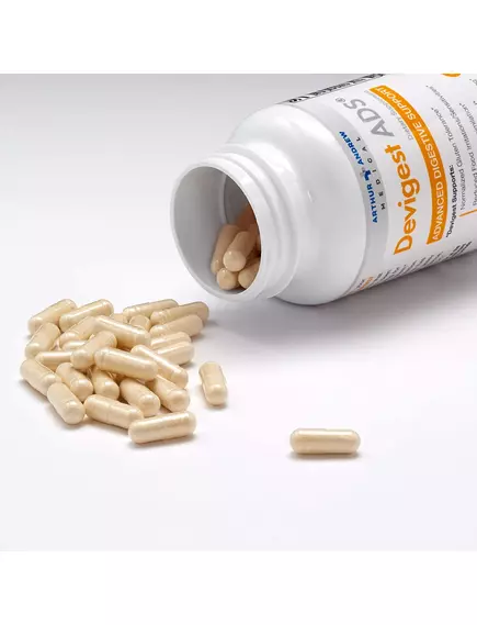 ARTHUR ANDREW DEVIGEST / ДЕВІГЕСТ ТРАВНІ ФЕРМЕНТИ ПОВНОГО СПЕКТРУ 180 КАПСУЛ, фото 2 від магазину біодобавок nutrido.shop