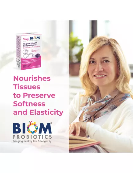 Biom Probiotics Vaginal Probiotic Suppository / Вагінальні супозиторії з пробіотиками 5 шт., фото 11 від магазину біодобавок nutrido.shop