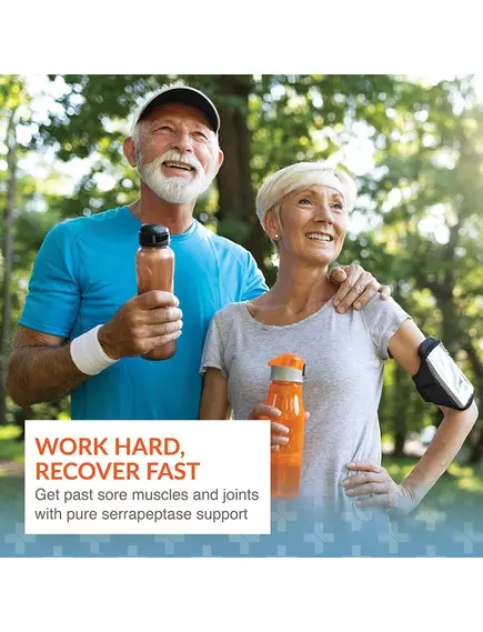 ARTHUR ANDREW SERRETIA / СЕРРЕЦІЯ СЕРРАПЕПТАЗА 250.000 SPU 60 КАПСУЛ, фото 5 від магазину біодобавок nutrido.shop