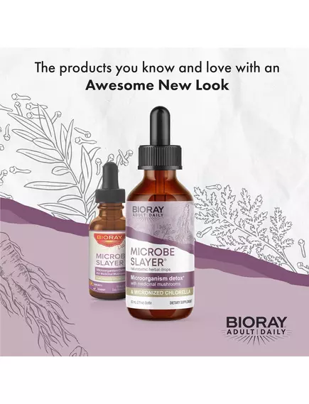 Bioray Microbe Slayer / Детоксикація мікроорганізмів у ШКТ 60 мл, фото 3 в магазине биодобавок nutrido.shop