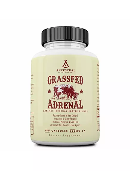 ANCESTRAL SUPPLEMENTS ADRENAL / КОРА НАДНИРКОВИХ ЗАЛОЗ 180 КАПСУЛ від магазину біодобавок nutrido.shop