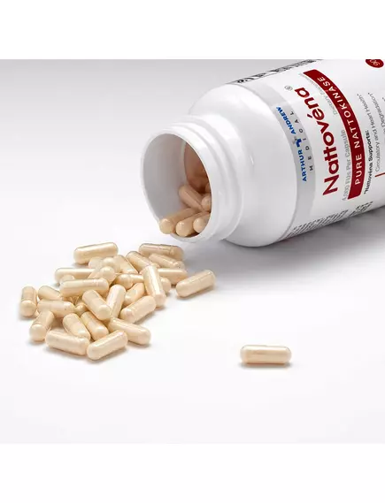 Arthur Andrew Nattovena / Наттокиназа для здоровья сердечно-сосудистой системы 90 капсул, фото 4 в магазине биодобавок nutrido.shop