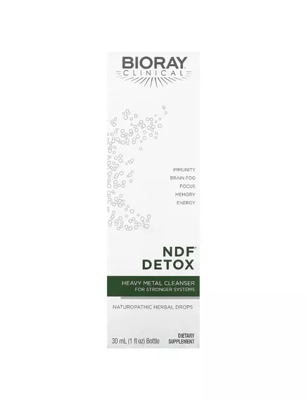 Bioray NDF / Натуральная формула детоксикации тяжелых металлов 30 мл, фото 4 в магазине биодобавок nutrido.shop