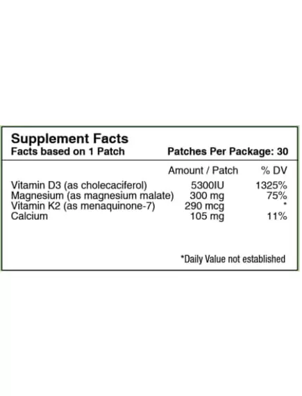 PATCH AID VITAMIN D3 WITH K2 / ПАТЧІ ВІТАМІН Д3 З К2 30 ШТ, фото 2 від магазину біодобавок nutrido.shop