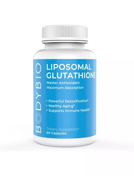 BodyBio Liposomal Glutathione / Ліпосомальний глутатіон 60 капсул від магазину біодобавок nutrido.shop