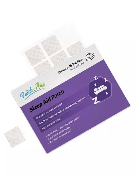 PATCH AID SLEEP AID TOPICAL / ПАТЧІ ДЛЯ СНУ З МЕЛАТОНІНОМ 30 ШТ., фото 6 від магазину біодобавок nutrido.shop