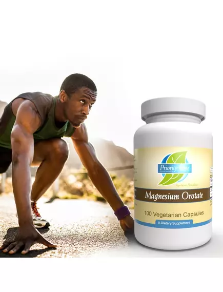 Priority One Magnesium Orotate / Магній оротат 100 капсул, фото 5 в магазине биодобавок nutrido.shop