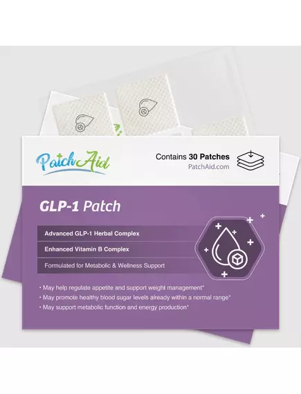 Patch Aid GLP-1 Support / Підтримка GLP-1 контроль апетиту та підтримка зниження ваги 30 шт. в магазине биодобавок nutrido.shop