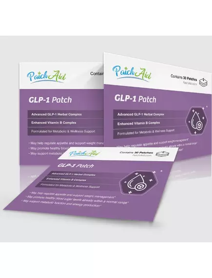 Patch Aid GLP-1 Support / Підтримка GLP-1 контроль апетиту та підтримка зниження ваги 30 шт., фото 4 в магазине биодобавок nutrido.shop