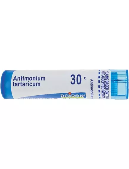 Boiron Antimonium Tartaricum / Засіб при вологому кашлю 30 C 80 гранул від магазину біодобавок nutrido.shop