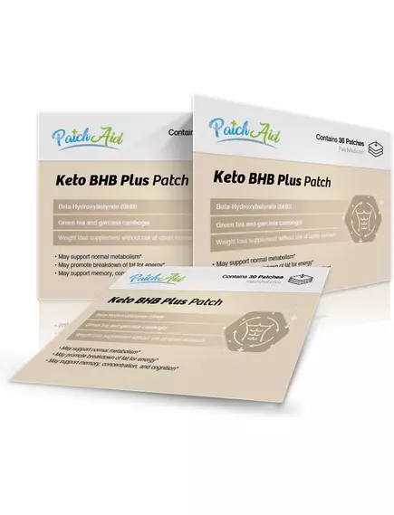 PATCH AID KETO BHB PLUS / ПАТЧІ ДЛЯ ПОКРАЩЕННЯ МЕТАБОЛІЗМУ 30 ШТ., фото 3 від магазину біодобавок nutrido.shop