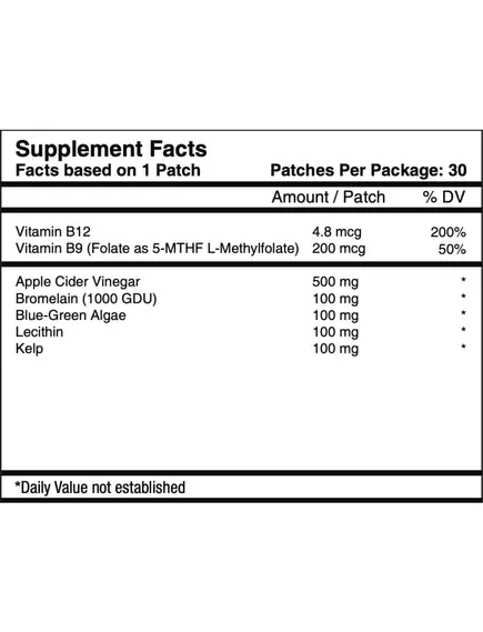 BARIATRICPAL NATURAL WEIGHT LOSS ENHANCER / НАТУРАЛЬНІ ПАТЧІ ДЛЯ СХУДНЕННЯ НА 30 ДНІВ, фото 5 в магазині біодобавок nutrido.shop BARIATRICPAL NATURAL WEIGHT LOSS ENHANCER / НАТУРАЛЬНІ ПАТЧІ ДЛЯ СХУДНЕННЯ НА 30 ДНІВ, фото 5 від магазину біодобавок nutrido.shop