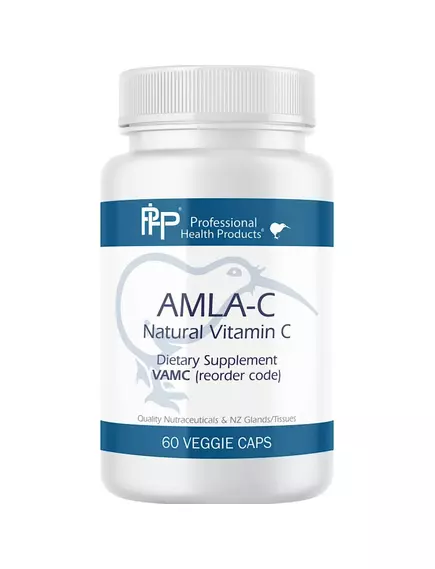 Professional Health Products AMLA-C / Натуральний вітамін C із ягід амла 60 капсул від магазину біодобавок nutrido.shop