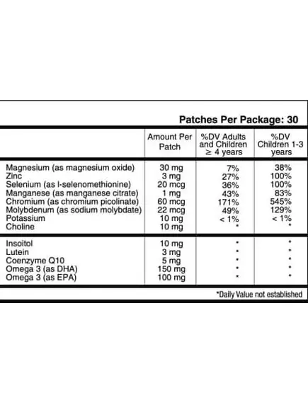 Patch Aid Kids Multivitamin with Omega-3 / Патчи Детские мультивитамины плюс Омега-3 30 шт, фото 6 в магазине биодобавок nutrido.shop