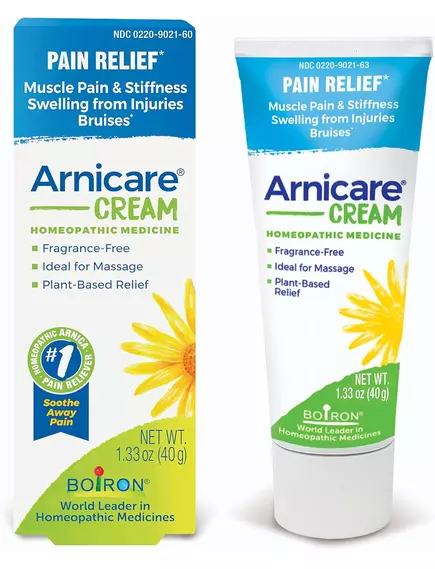 Boiron Arnicare Cream / Крем Арніка для полегшення м'язового болю, скутості, набряків 40 г від магазину біодобавок nutrido.shop