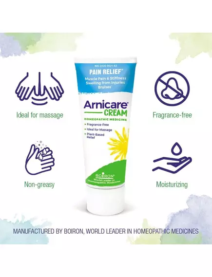 Boiron Arnicare Cream / Крем Арнікаре для для полегшення м'язового болю, скутості, набряків 40 г, фото 4 в магазине биодобавок nutrido.shop